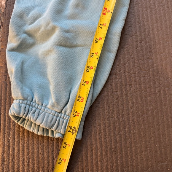 Everlane Small Light Blue Track Joggers Sweatpants Pockets Drawstring Comfy - Picture 12 of 13